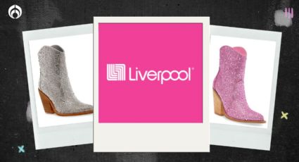 Liverpool remata lindos botines Steve Madden con cristales incrustados