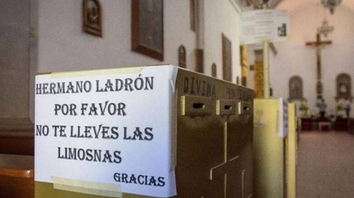 Con soplete y guantes para soldar sujeto roba limosnas en iglesia de Guaymas