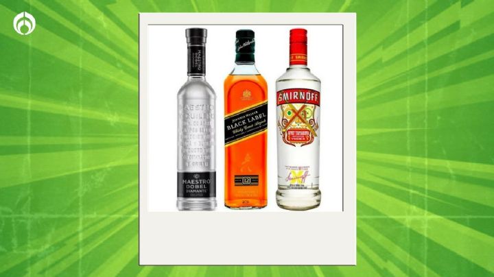 Bodega Aurrera remata paquete de Maestro Dobel, Johnnie Walker Black Label y Smirnoff