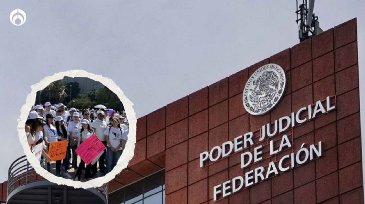 Así marcharon ministros y trabajadores del Poder Judicial por fideicomisos