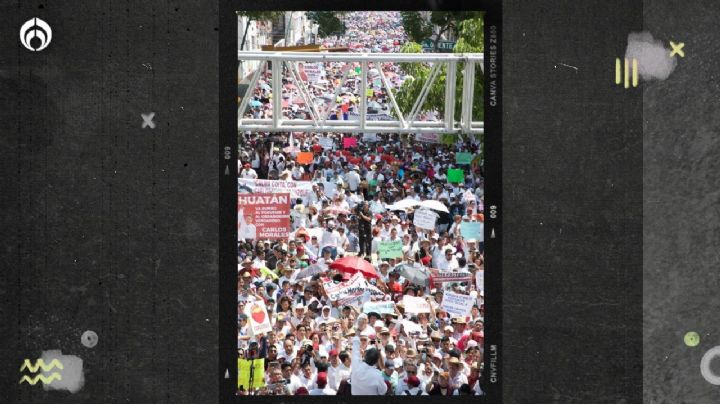 Marcha por el obradorismo en Chiapas; Carlos Morales reúne a más de 35 mil personas