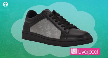 Liverpool remata tenis GUESS para hombre completamente NEGROS por tiempo limitado