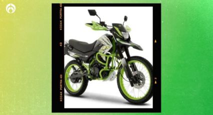 Sam’s Club rebaja 7 mil pesos a moto Italika de color verde que acelera hasta 110 km/h