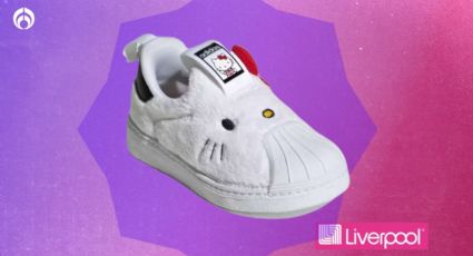 Liverpool remata en mil 100 pesos los tenis ADIDAS Originals Superstar de Hello Kitty más tiernos