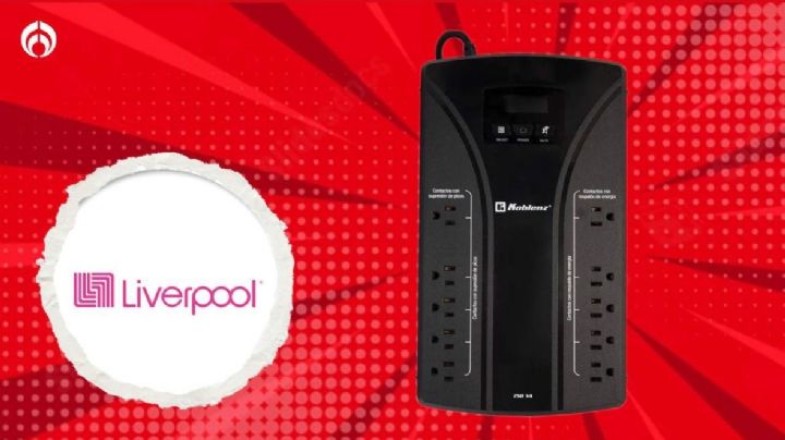 Liverpool remata un no break Koblenz con máxima protección, batería desmontable y puerto usb