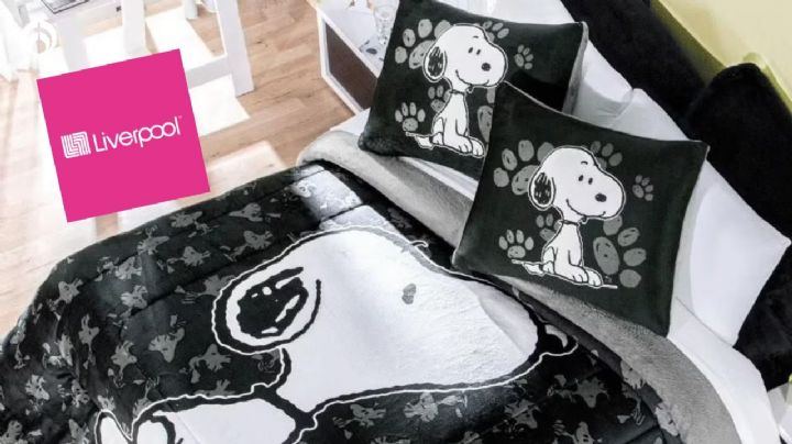 Liverpool remata bello cobertor de Snoopy abrigador y ultrasuave aborregadito