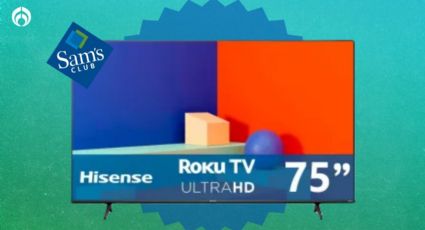 Sam's Club tiene pantallota Hisense de 75 pulgadas a precio regalado, ¡es 4K de última generación!