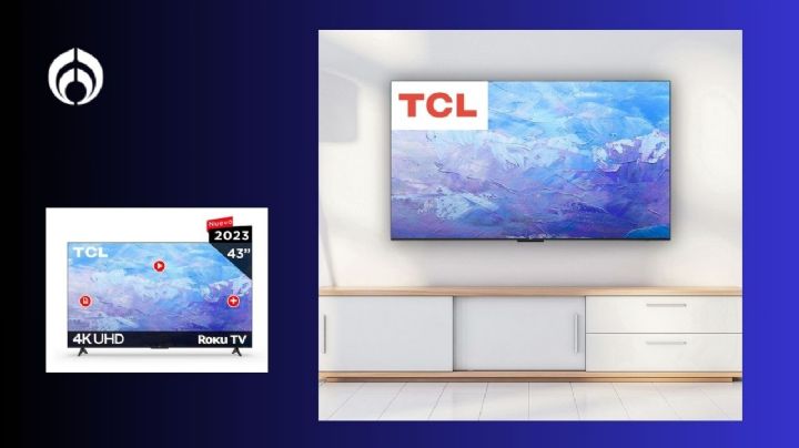 Sanborns remata en venta nocturna una pantalla TCL de 43 pulgadas 4K ¡al 2x1!