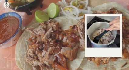 Truco para hacer carnitas en olla express igual de sabrosas que las de los puestos callejeros