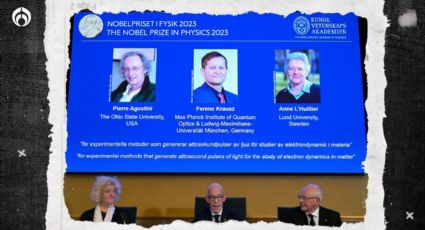 Premio Nobel de Física 2023: ganan Agostini, Krausz y L'Huillier por estudios sobre electrones