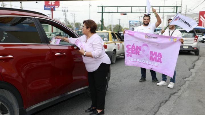 Cáncer de mama: arrancan campaña preventiva en Escobedo NL