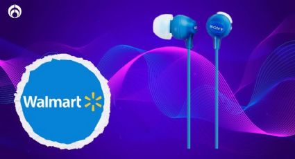 Walmart pone a menos de 200 pesos los audífonos Sony con sonido potente y equilibrado