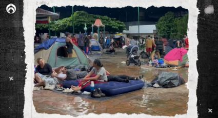 Tormenta tropical Pilar ‘estanca’ a caravana migrante de 17 mil personas en Chiapas