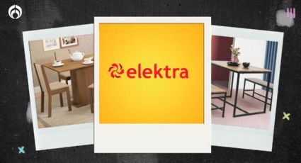 Elektra: estos elegantes comedores de cuatro sillas están en remate por menos de 4,000 pesos