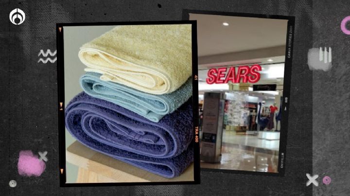 Sears rebaja 30% las toallas de baño más absorbentes y resistentes, según Profeco