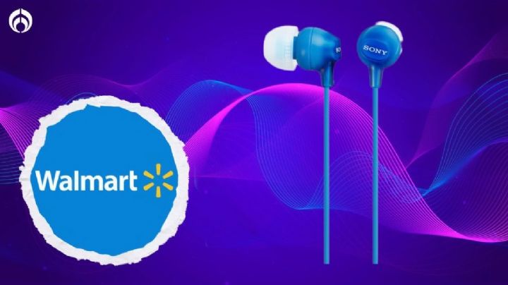 Walmart pone a menos de 200 pesos los audífonos Sony con sonido potente y equilibrado