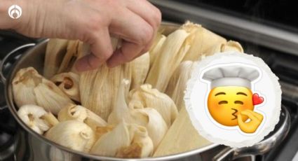 El truco para saber cómo acomodar los tamales en la vaporera y queden bien cocidos y esponjosos