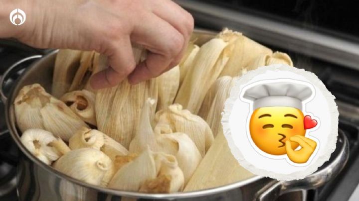 El truco para saber cómo acomodar los tamales en la vaporera y queden bien cocidos y esponjosos