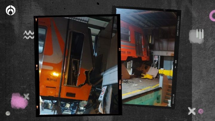 Metro CDMX: convoy choca con muro en taller de Línea 6; conductora está herida