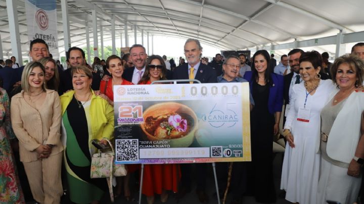 Un 'cachito' muy sabroso: Lotería Nacional hace tributo a la gastronomía de Guanajuato