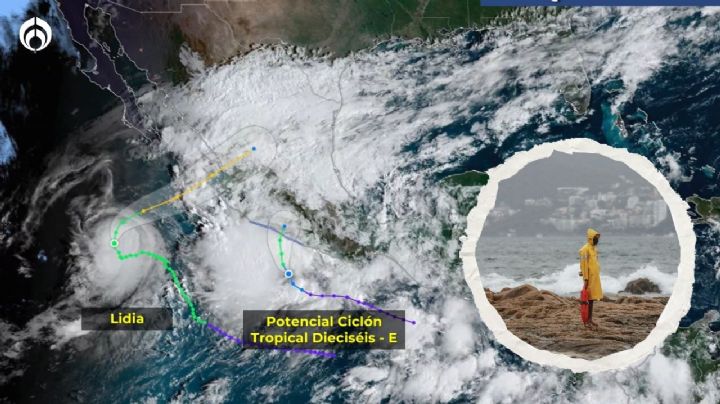 Ciclón Max y tormenta tropical Lidia se acercan: ¿cuándo y dónde tocarán tierra?