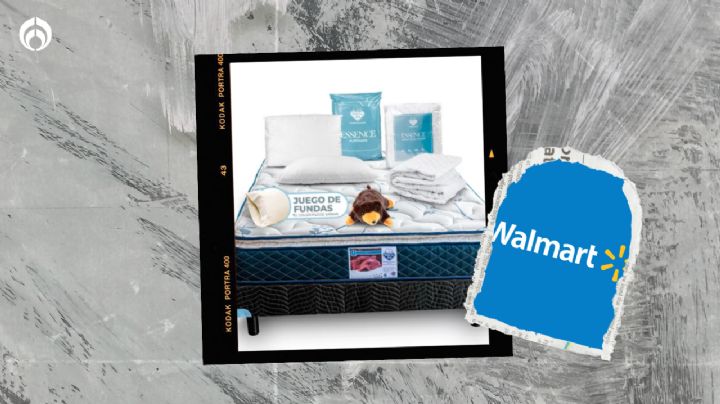 Walmart vende un colchón matrimonial Spring Air; incluye almohadas, cumbre colchón y está regalado