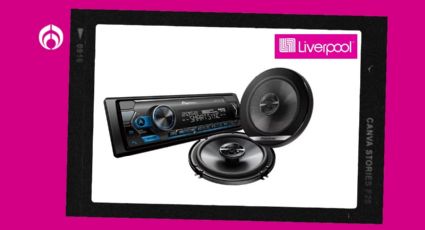 Liverpool vende baratísimo un autoéstereo Pioneer que trae bocinas incluidas