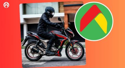 Bodega Aurrera rebaja 9 mil pesos a moto que incluye casco y kit de herramientas