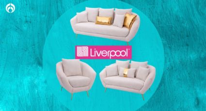 Liverpool remata bella sala BEIGE con confort inigualable; ¡incluye elegantes cojines!