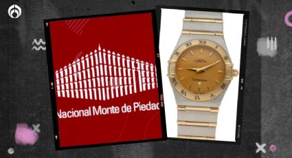 Monte de Piedad remata reloj Omega de lujo de oro de 18K