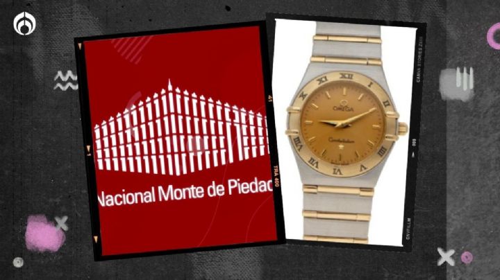 Monte de Piedad remata reloj Omega de lujo de oro de 18K