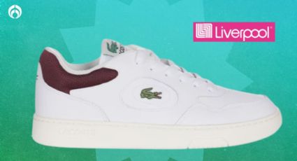 Liverpool remata elegantísimos tenis Lacoste originales muy combinables, ¡hay en todas las tallas!