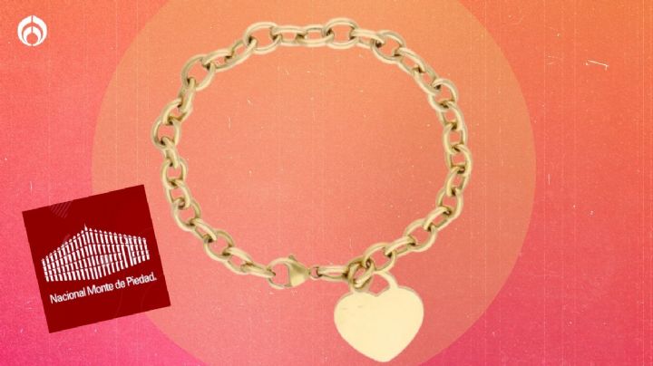 Buen Fin del Monte de Piedad remata bella pulsera Tiffany & Co en oro de 18 kilates