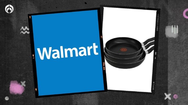 Walmart: el juego de 3 sartenes de aluminio de T-Fal en remate por menos de 600 pesos