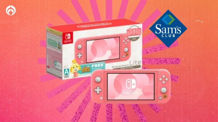 Aprovecha las HORAS irrepetibles de Sam's Club y compra el Nintendo Switch Lite en 3 mil 200 pesitos