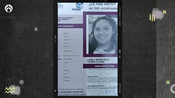 Buscan a Camila Monserrat Osorio; tiene 12 años y desapareció en Peralvillo