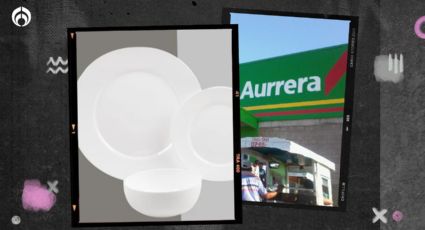 Aurrera: la elegante vajilla blanca de 12 piezas fabricada en vidrio opal que está baratísima