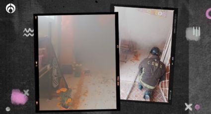 Cae veladora de ofrenda y provoca incendio en una primaria de Tlalpan