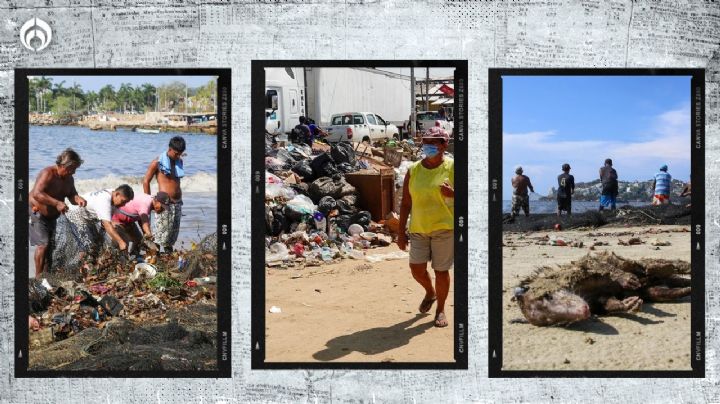 Regresa uso de cubrebocas a Acapulco... pero por fuerte olor a basura