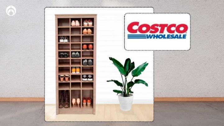 Costco tiene a un increíble precio esta bella zapatera para 30 pares; resistente al agua y calor