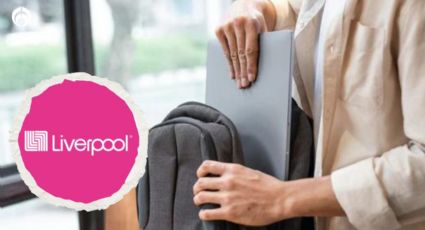 Liverpool remata mochila Calvin Klein negra perfecta para llevar tu laptop al trabajo