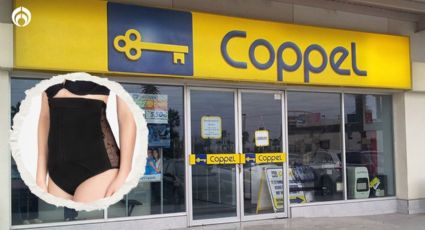 Coppel remata elegante faja negra con encaje y ultra compresión por menos de 200 pesos