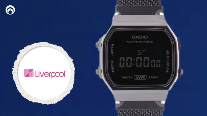 Liverpool pone a precio de regalo este reloj Casio vintage negro