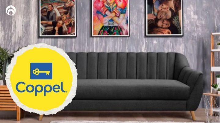 Coppel remata elegante y cómodo sillón minimalista perfecto para espacios pequeños