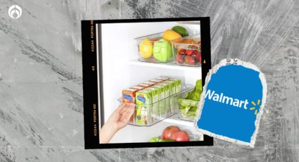 Walmart tiene un organizador para refrigerador; viene en un sólo tamaño y está en rebaja