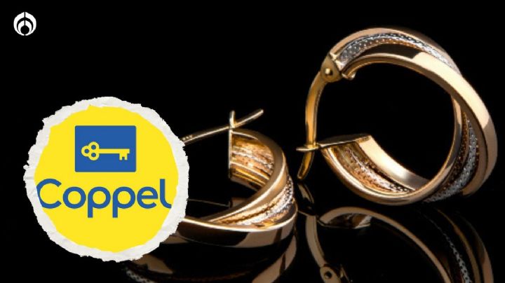 Coppel remata a un precio de locura 5 aretes de oro para mujer