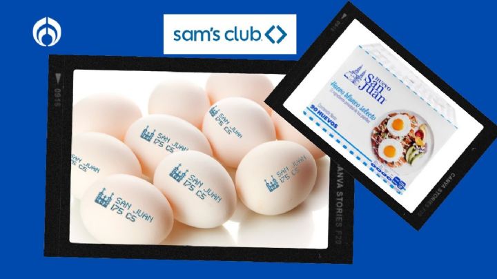 Sam’s Club vende una caja de huevo San Juan a un precio bajísimo