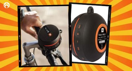 Coppel remata bocina bluetooth JBL que resiste lluvia y polvo; es ideal para ir en bici o moto