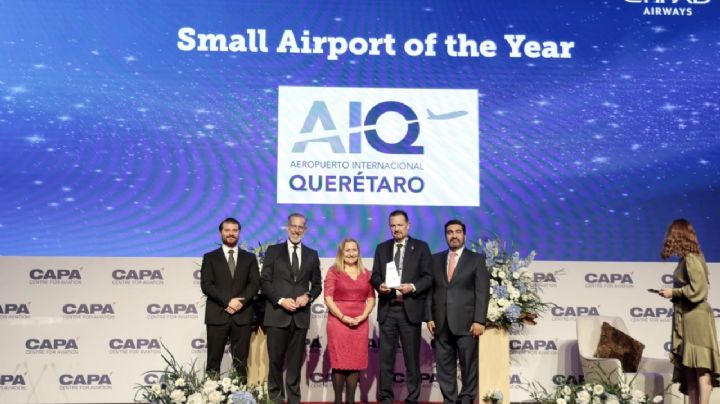 Distinguen al aeropuerto de Querétaro como el mejor de la zona Bajío en el país