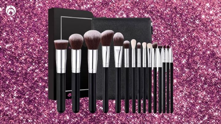 Liverpool remata set de 15 brochas Frutivegie para un maquillaje profesional